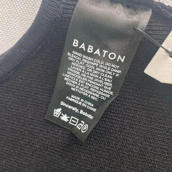 Babaton women’s ribbed sculpt crop top - 2XL, teal NWOT - Picture 6 of 6